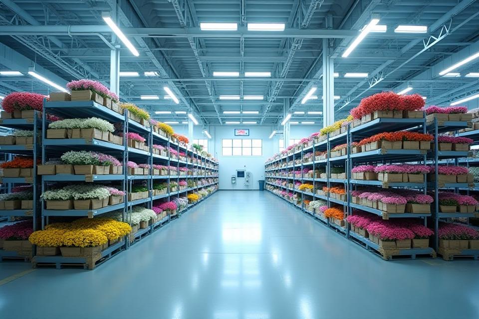 大阪本町の冷蔵倉庫内部